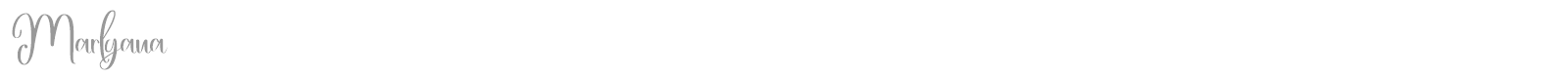 Marlyana font preview